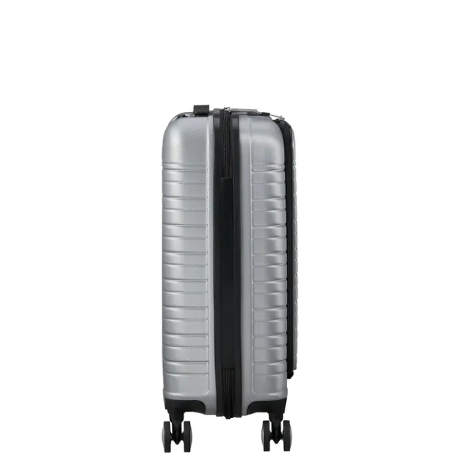 Discount American Tourister Flashline Spin. 55/20 Frontloader Cabin Trolley sky silver