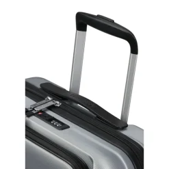 Discount American Tourister Flashline Spin. 55/20 Frontloader Cabin Trolley sky silver