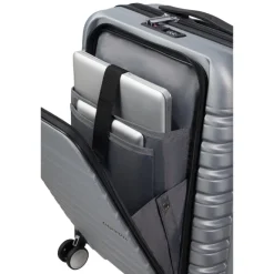 Discount American Tourister Flashline Spin. 55/20 Frontloader Cabin Trolley sky silver