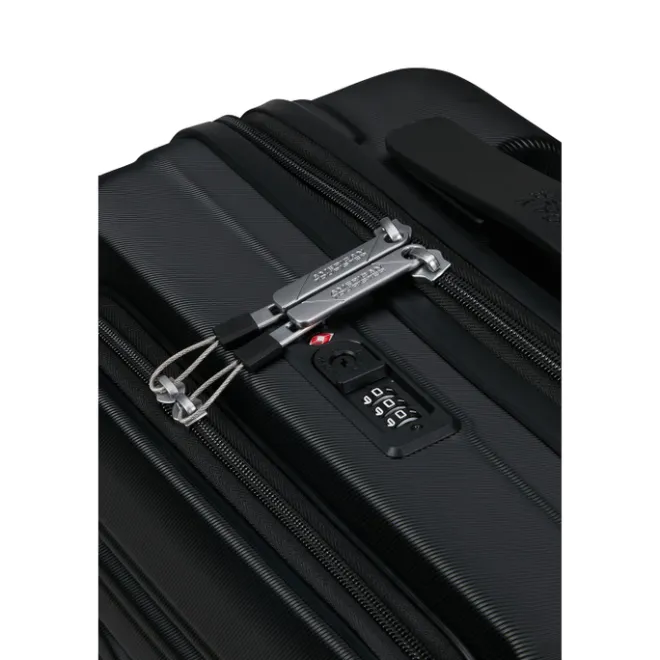 Discount American Tourister Flashline Spin. 55/20 Frontloader Cabin Trolley shadow black