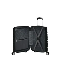 Discount American Tourister Flashline Spin. 55/20 Frontloader Cabin Trolley shadow black
