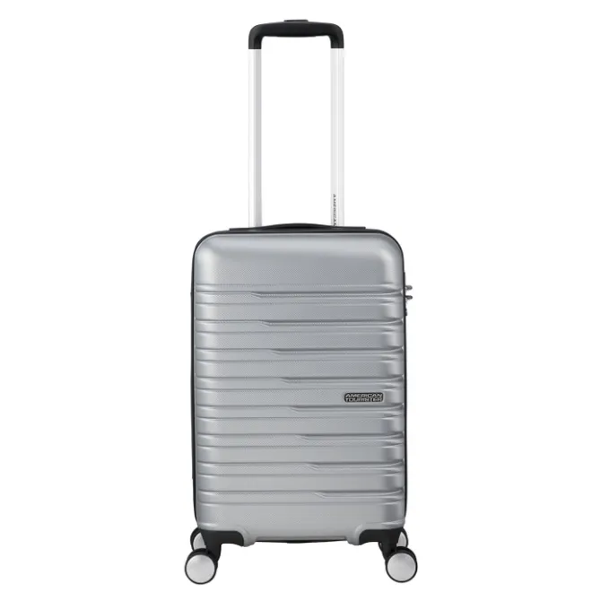 Outlet American Tourister Flashline Spin. 55/25 Cabin Trolley sky silver