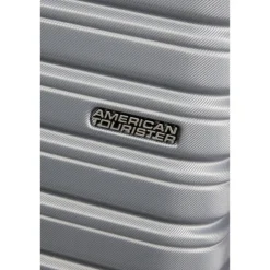 Outlet American Tourister Flashline Spin. 55/25 Cabin Trolley sky silver