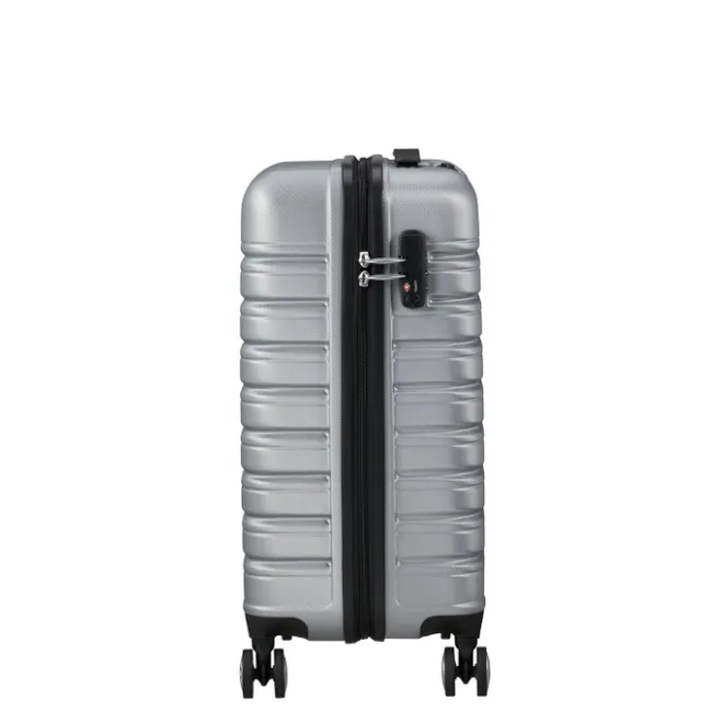 Outlet American Tourister Flashline Spin. 55/25 Cabin Trolley sky silver