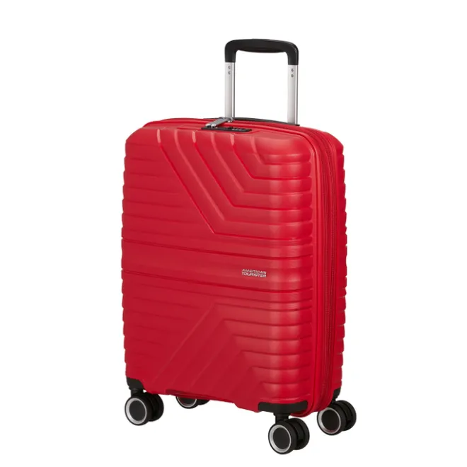 Online American Tourister Flytwist Spinner Cabin Trolley 55 cm Exp. true red