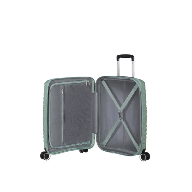 New American Tourister Flytwist Spinner 55/20 TSA Expandable botanic green