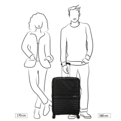 Hot American Tourister Flytwist Spinner 67/24 TSA Expandable shadow black