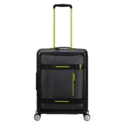 Online American Tourister Hello Cabin Spinner 55 EXP Coated black/lime