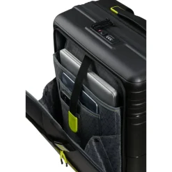 Online American Tourister Hello Cabin Spinner 55 EXP Coated black/lime