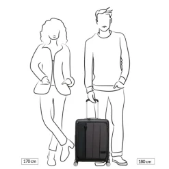 Hot American Tourister Hello Cabin Spinner 55 EXP grey melange