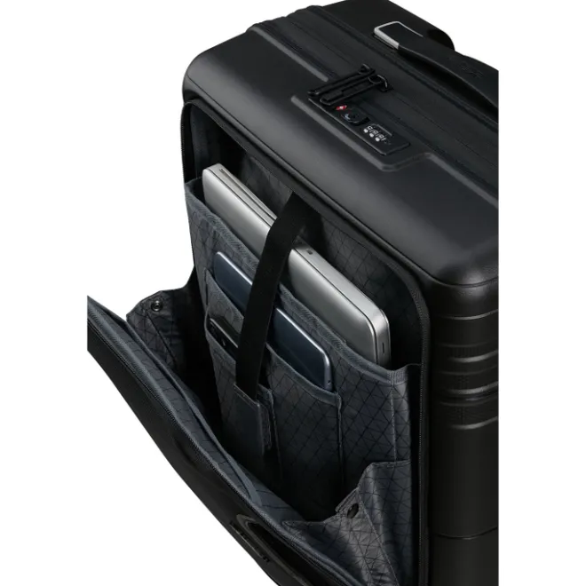 Clearance American Tourister Hello Cabin Spinner 55 EXP onyx black