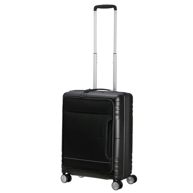 Clearance American Tourister Hello Cabin Spinner 55 EXP onyx black