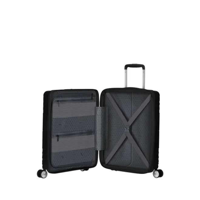 Clearance American Tourister Hello Cabin Spinner 55 EXP onyx black