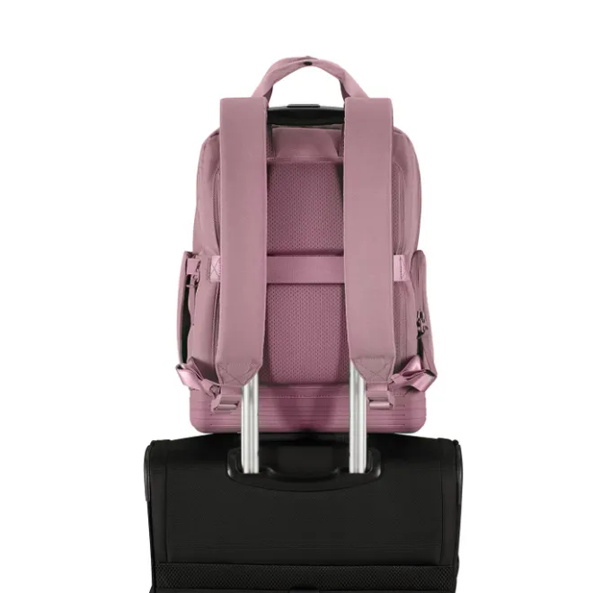 New American Tourister Soulpack Business Backpack Tote 15" lilas pink