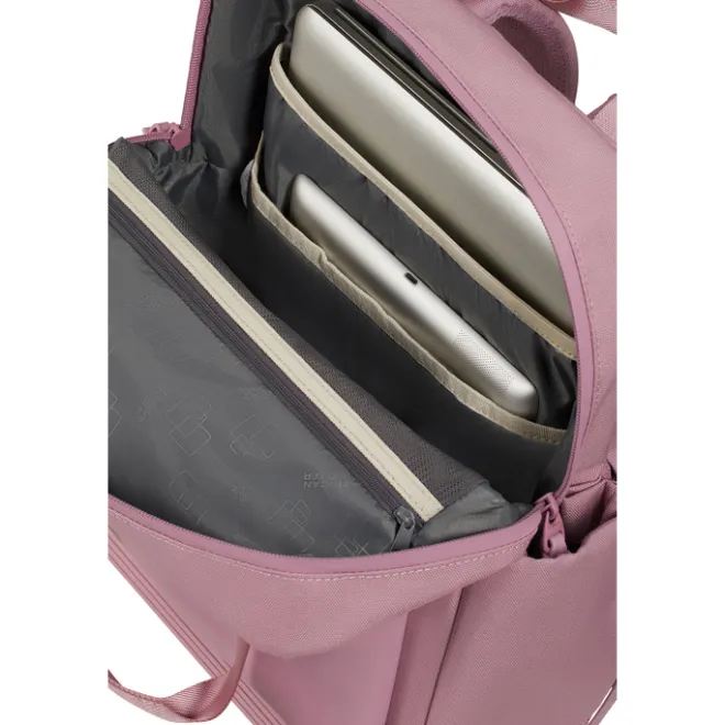 New American Tourister Soulpack Business Backpack Tote 15" lilas pink