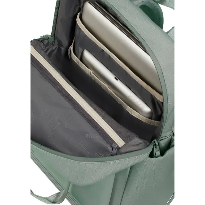 Hot American Tourister Soulpack Business Backpack Tote 15" iceberg green