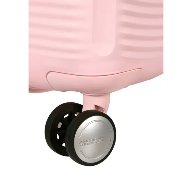 Clearance American Tourister Soundbox Spinner 77/28 TSA Expandable pastel pink