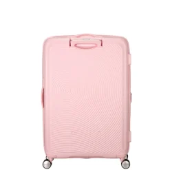 Clearance American Tourister Soundbox Spinner 77/28 TSA Expandable pastel pink