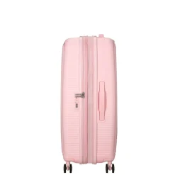 Clearance American Tourister Soundbox Spinner 77/28 TSA Expandable pastel pink