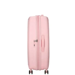 Clearance American Tourister Soundbox Spinner 77/28 TSA Expandable pastel pink
