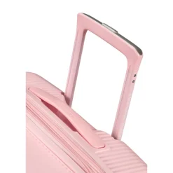 Clearance American Tourister Soundbox Spinner 77/28 TSA Expandable pastel pink