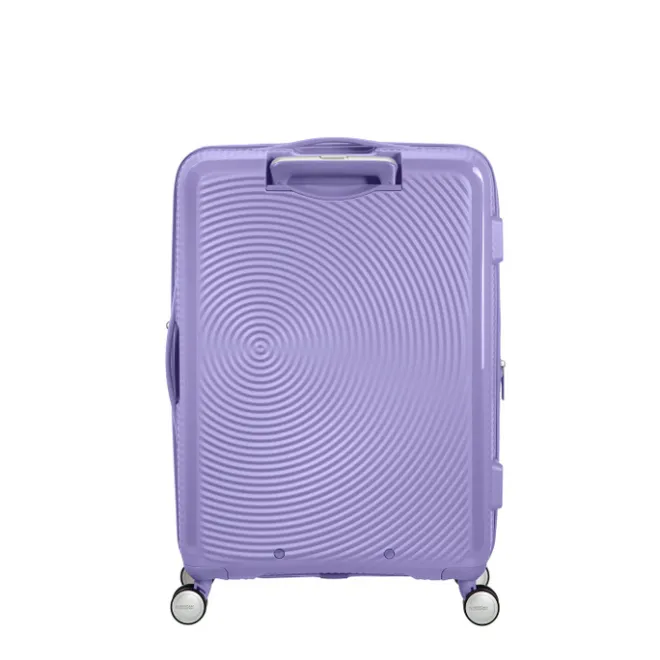 Best American Tourister Soundbox Spinner 67 Expandable lavender