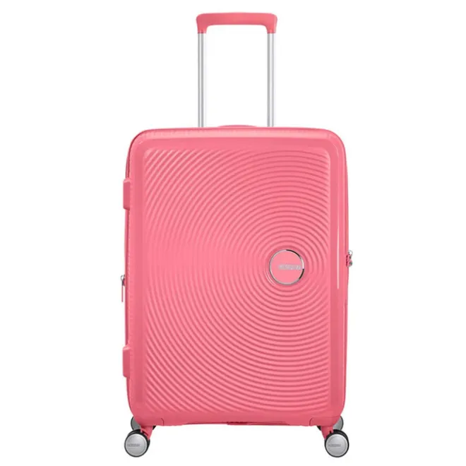 New American Tourister Soundbox Spinner 67 Expandable sun kissed coral