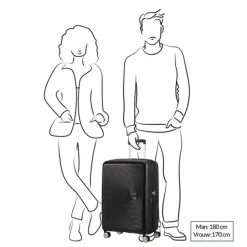 New American Tourister Soundbox Spinner 67 Expandable sun kissed coral