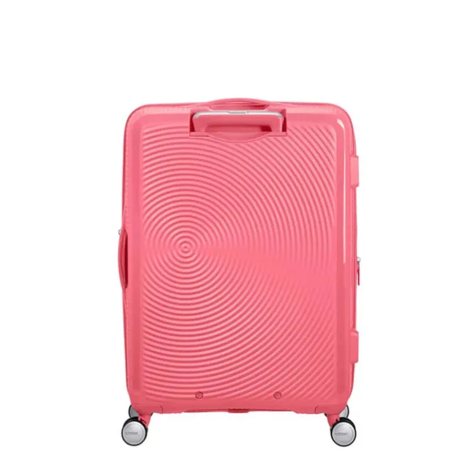 New American Tourister Soundbox Spinner 67 Expandable sun kissed coral