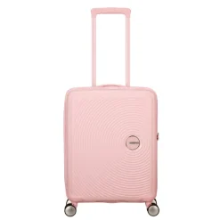 Clearance American Tourister Soundbox Spinner 55/20 TSA Expandable pastel pink