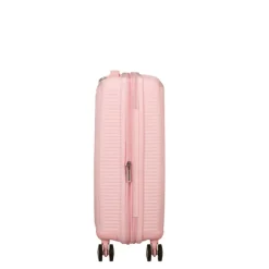 Clearance American Tourister Soundbox Spinner 55/20 TSA Expandable pastel pink