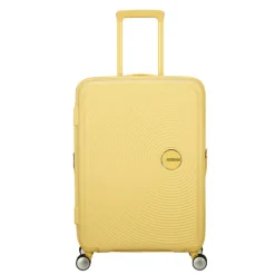 Outlet American Tourister Soundbox Spinner 67/24 TSA Expandable pastel yellow