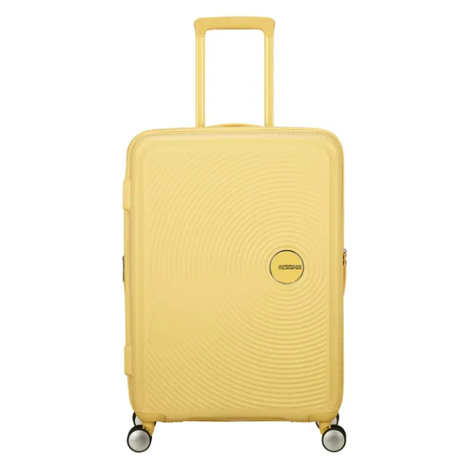 Outlet American Tourister Soundbox Spinner 67/24 TSA Expandable pastel yellow