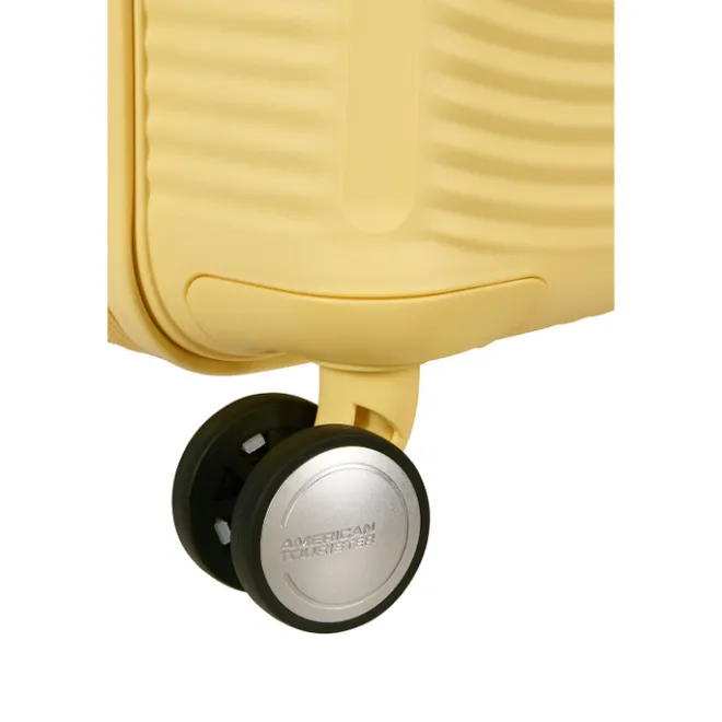 Outlet American Tourister Soundbox Spinner 67/24 TSA Expandable pastel yellow