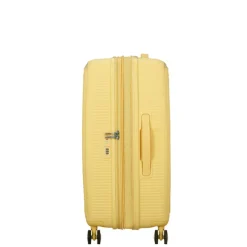 Outlet American Tourister Soundbox Spinner 67/24 TSA Expandable pastel yellow