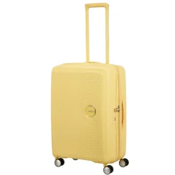 Outlet American Tourister Soundbox Spinner 67/24 TSA Expandable pastel yellow