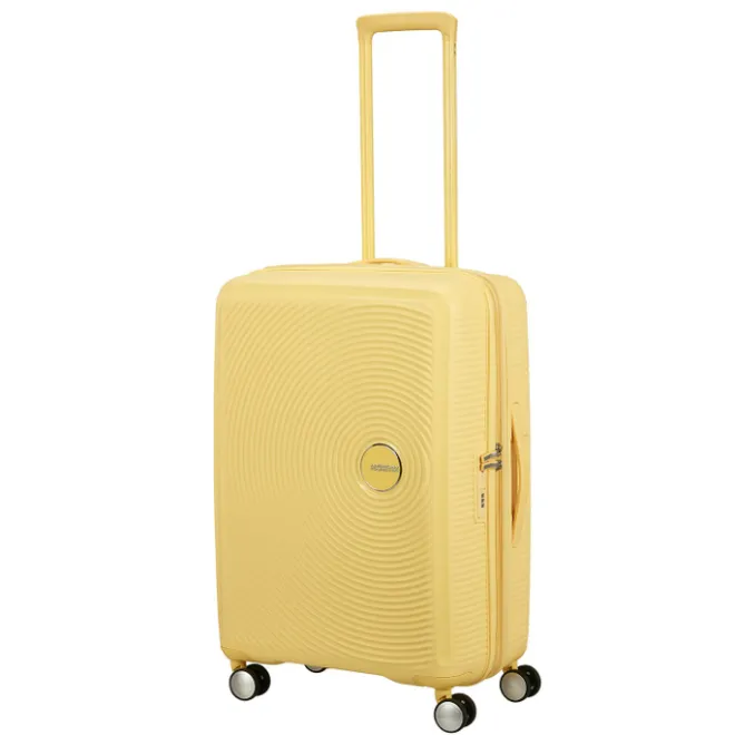 Outlet American Tourister Soundbox Spinner 67/24 TSA Expandable pastel yellow