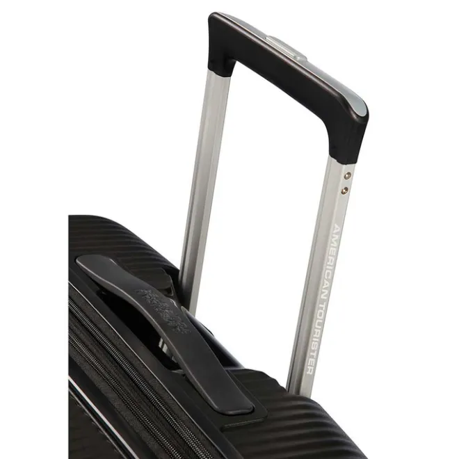 Outlet American Tourister Soundbox Spinner 55 Expandable bass black