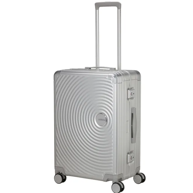 New American Tourister Soundbox Alu Spinner 68/25 TSA silver