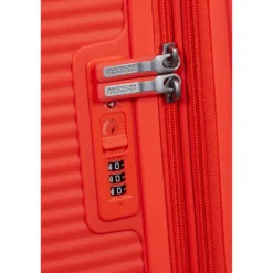 Outlet American Tourister Soundbox Spinner 67/24 TSA Expandable neon orange