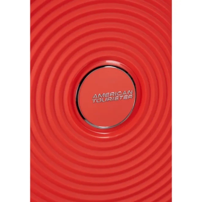 Outlet American Tourister Soundbox Spinner 67/24 TSA Expandable neon orange