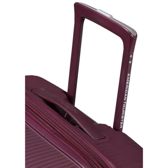 Discount American Tourister Soundbox Spinner 67/24 TSA Expandable wild cherry