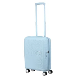Online American Tourister Soundbox Spinner 55/20 TSA Expandable pastel blue