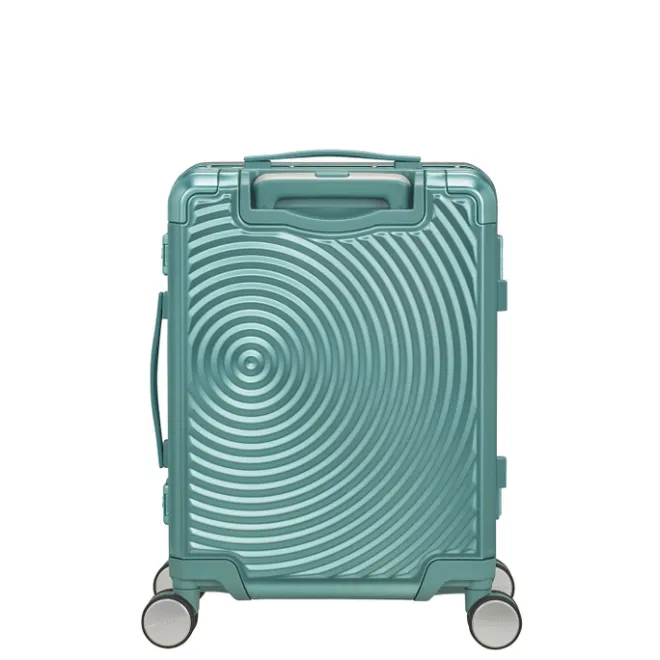 Best American Tourister Soundbox Aluminium Spinner 55 Expandable dusty turquoise