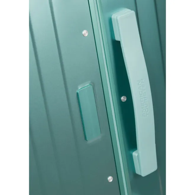Best American Tourister Soundbox Aluminium Spinner 55 Expandable dusty turquoise