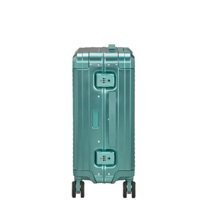 Best American Tourister Soundbox Aluminium Spinner 55 Expandable dusty turquoise