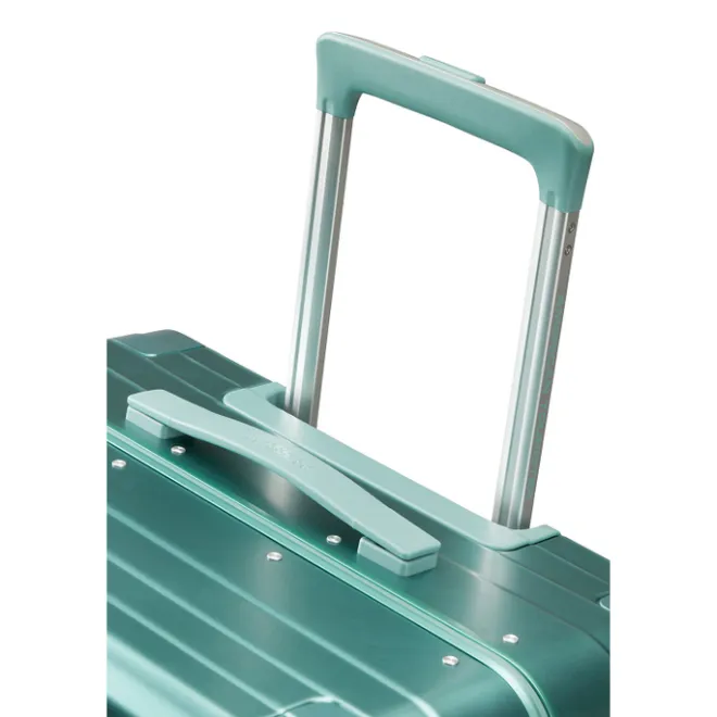 Best American Tourister Soundbox Aluminium Spinner 55 Expandable dusty turquoise