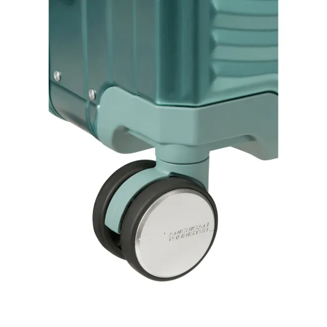 Best American Tourister Soundbox Aluminium Spinner 55 Expandable dusty turquoise