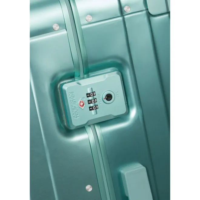 Best American Tourister Soundbox Aluminium Spinner 55 Expandable dusty turquoise
