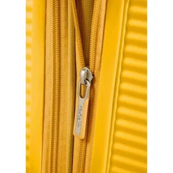 American Tourister Soundbox Spinner 67 Expandable golden yellow